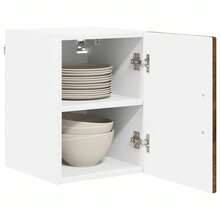 vidaXL Armoire de cuisine 2 pcs Chêne fumé 30 x 31 x 40 cm - Tabac - Voir 3