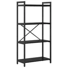 vidaXL Étagère Chêne noir 40 x 30 x 85 cm Bois d'ingénierie - Noir - Voir 2