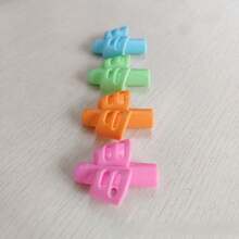 3pcs Ergonomic Pencil Grip Holder - Comfortable Anti-Slip Writing Posture Corrector | Relieves Writing Pain, Suitable For Office, School, Home, Drawing And Art Projects | Pencil, Marker And Stationery Training Tool | Professional Learning And Work Supplies | Perfect Back To School Gift For Children, Adults And All Ages (Random Color) - Multicolor - View 8