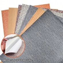 1pc Miniature Dollhouse Wallpaper With Adhesive, Suitable For 1:6 - 1:12 Scale Architectural Models - As Photos - View 4