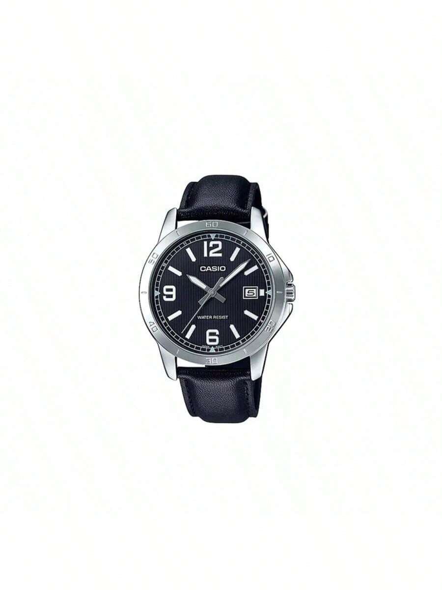 Casio Đồng hồ đeo tay nam màu đen cổ điển, thời trang thường ngày, model MTP-V004L-1B - màu đen - Xem 1