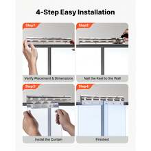 Cortina de tira de PVC transparente, 84 en altura x 36 en ancho x 0,08 en grosor, 6 PCS Caminar en tiras de cortina de refrigerador de congelador, tiras de puerta de plástico aislante térmico para almacén, congelador, puertas de garaje - 84 en altura x 36 en ancho x 0,08 en grosor - Ver 7