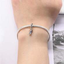 925 Pure Silver Pendant Collection - Cross Pendant, Cross Pink Zirconia Pendant, Crown Cross Pendant, Mysterious Purple Classical Cross Pendant, Eternal Cross Pendant, Heart-Shaped Zirconia Cross Pendant, Shining Cross Pendant, Horseshoe Cross Pendant - Multicolor - View 2