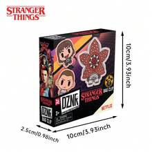 2PCS Netflix Officially Licensed Random One Stranger Things DZNR Bag Clip Keychain Fun Collection Decorative Life Fan Must-Have Daily Decoration Holiday Gift - Multicolor - View 4