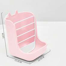 兔子干草喂食器架 2 合 1 喂食碗 双兔饲料架 草料 适用于小型动物用品 龙猫 豚鼠 仓鼠 - 彩色 - 查看 9