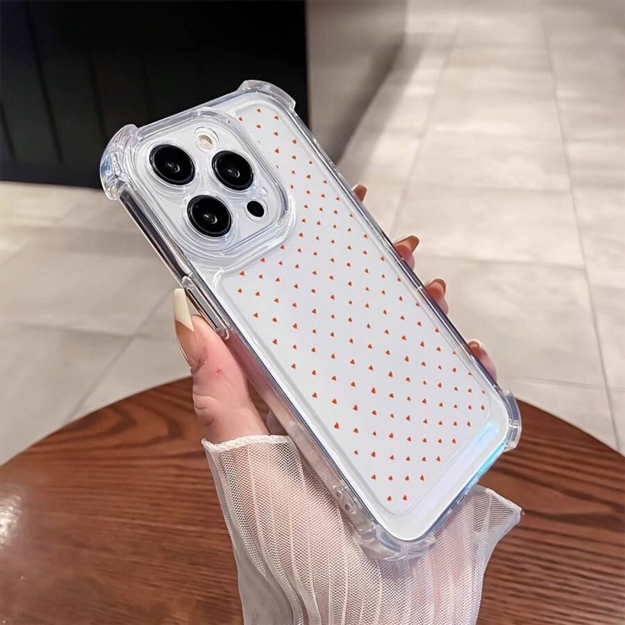 New Model Debut Phone Case - A Compact Heart-Shaped Design Suitable For IPhone 17, 16, 15, 14, 13, 12, 11, XR, And XS Models.This Non-Slip Phone Case Is Perfect For 16 Pro Max, 13 Pro, 14 Plus, 12 Pro Max, 17 Air, And 17 Pro Max.It Makes An Excellent Holiday Gift Choice For Friends., Valentine's Gifts, Christmas Gifts - Mixed Colors 1 - View 1