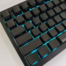 现货黑色侧刻半透明键帽，133键全套，原装高键帽PBT材质，可定制DIY键帽 - 只有鍵帽 - 查看 5