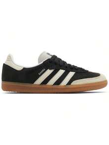 Adidas Wmns Samba OG 'Maroon Cream White Gold'IH3979 Christmas Gift | Retro Heritage Style, Timeless Silhouette - 黑色 - 查看 2