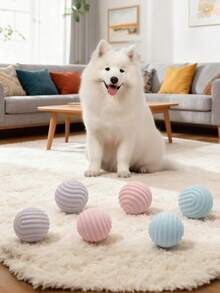 Solid Elastic Training Ball, Suitable For All Dog Breeds, Can Be Used For Indoor Relaxation, Outdoor Training And Interactive Pet Toys