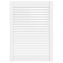 vidaXL Armadio con persienne bianco 69x49,4 cm in legno di perno massiccio - Bianco - Visualizzare 2