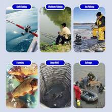 CYPNCámara de Pesca Submarina 1080P Pantalla Brillante de 4 3 Pulgadas Lente Ultra Gran Angular Buscador de Peces con Cable de 30 M para Pesca en Kayak en Barco en Lago HeladoFashion - 219666165 - Ver 5