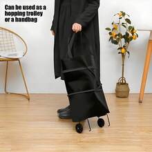 Portable Shopping Carts - Black - View 2