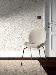 1卷波西米亚水彩佩斯利花卉图案可移除自粘壁纸，雅各宾风格图案，海军蓝底蓝白花卉，儿童房自粘壁纸，11.8/15.7/17.7英寸 x 6.5/9.8/16.4英尺，翻新自粘墙板，壁纸装饰，春季家居焕新元素，Rama装饰贴纸，生日和毕业礼物，节日家居装饰，开斋节，情人节背景装饰 - 彩色 - 查看 9