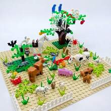 39 PCS Friend Animals Figures Set Building Block Farm Zoo Animals Toy Gift For Boys Girls Age 6+Educational Toys Dog Pig Horse Spider Bat Etc Fit With Major Brandlifelike - 如圖所示 - 查看 5