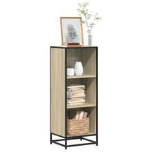 vidaXL Bibliothèque chêne sonoma 40x35x107,5 cm ingegneria del legno - Castano - Visualizzare 1