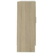 vidaXL Bibliothèque Chêne sonoma 82,5x30,5x80 cm Legno d'ingegneria - Castano - Visualizzare 7