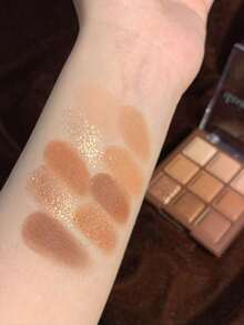 9-Color Eyeshadow Palette, Glitter Eye Shadow Powder Shimmer Eyeshadow Tray Shadow Palette - Multicolor - View 5