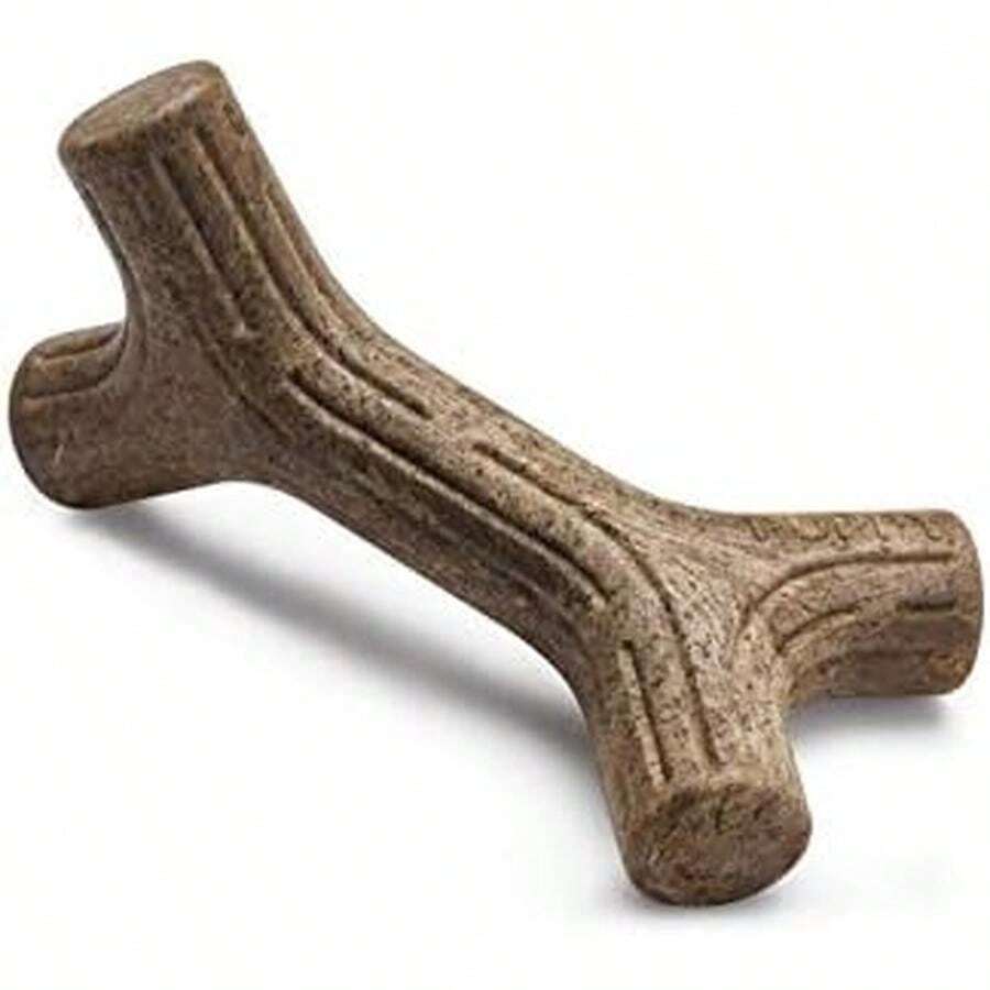 Benebone Puppy 2-Pack Dental Chew/Wishbone Dog Chew Toys, Made In USA, Real Bacon Flavor - Stick - Small-REAL Maplewood-1 Pack - 查看 1