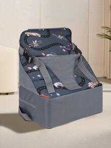 1个婴儿便携式增高座椅垫，加高垫适用于喂食椅、旅行、餐厅 - 无需安装，耐用喂食座椅，送给宝宝的完美礼物！