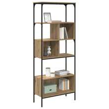 vidaXL Bibliothèque Chêne artisanal 76 x 33 x 188,5 cm - Tabac - Voir 3