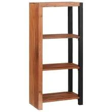 vidaXL Étagère Marron 70 x 30 x 110 cm Massiccio Bois d'Acacia - Castano - Visualizzare 2