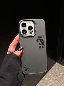 励志英文图案手机壳，兼容苹果 17、16、15、14、13、12、11 Pro Max、X、XR、XS Max、8、7 Plus，带防震磨砂后盖，兼容三星系列 - 彩色 - 查看 5
