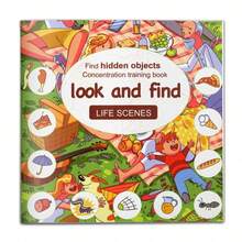 Visual Search And Object Identification Activity Notebook, Animal/Holiday/Lifestyle Scenes, Observation And Focus Training, Screen-Free Puzzle Fun With Colorful Illustrations - Look and Find - View 13