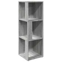 vidaXL Armário de ângulo Sonoma cinza 33x33x100 cm Bois d'ingénierie - Cinza - Ver 2