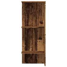 vidaXL Armário de couloir vieux bois 97,5x37x99 cm engenharia madeira - Castanho - Ver 6