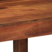 Mesa de bar VidaXL 60 x 60 x 107 cm em madeira maciça de acácia - Castanho - Ver 6