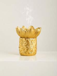 Incensário de resina em formato de flor (1 unidade) - Design criativo, ornamento de mesa requintado, estilo árabe do Oriente Médio, ideal para sala de estar, sala de família, escritório, meditação, decoração de festas e uma ótima opção de presente. - Multicolorido - Ver 13