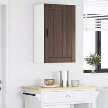vidaXL Armoire de cuisine Chêne brun 50 x 31 x 80 cm Bois d'ingénierie - Tabac - Voir 4