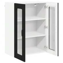 vidaXL Armoire de cuisine Noir 60 x 31 x 80 cm Bois d'ingénierie - Noir - Voir 5