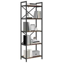 vidaXL Étagère Chêne fumé 56 x 34 x 171 cm Bois d'ingénierie - Tabac - Voir 3