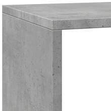 vidaXL Estante separado de pieza de 3 ebenex gris beton - Gris - Ver 9