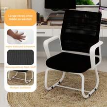 Minimalist Modern Office Chair – Metal Frame, Soft & Comfortable, Home & Office Use, Multiple Colors Available