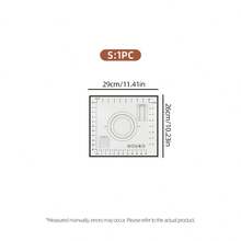 1pc Professional Baking Mat With Precise Measurement! Made Of EVA Material, Non-Stick And Easy To Clean. Built-In Precise Measurement Grid, Effortlessly Control The Size Of Your Dough. Enjoy Precise And Efficient Pizza And Pastry Making, And The Joy Of Baking! - - - View 7