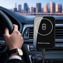 Fast Charging Magnetic Wireless Car Charger Cell Phones Car Charger 15W Compatible With Apple 11-17/Pro/Max And IOS/Android Devices Includes Phone Holder And Wireless Charging Station Perfect Gift For Father's Day Valentine's Day Gift - Multicolor - View 6