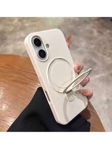 Magnetic Wireless Charging Soft Silicone Protective Case Compatible With Iphone 16/15/14/13/12/11 Pro Max/16e, Waterproof, Shockproof, Anti-Fall, Anti-Scratch - White - View 2