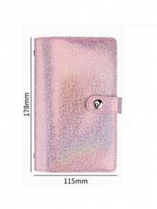 1pc PU Material Banknote Storage Book, Can Hold 100 Banknotes, Large Capacity Cash & Card Storage Notebook, Birthday/New Year Gift - Multicolor - View 26