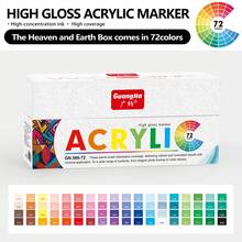 14 Sets Of 12 Colors Acrylic Paint Markers, 168 Colors Total | Bullet Tip For Precise Lines | High Coverage, Large Ink Capacity | Essential For Art, Crafts, Journaling, Back To School Gift