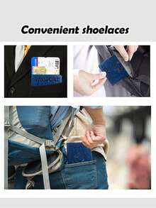 Women's Men's Passport Holder With Multiple Card Pockets And ID Slot, PU Leather Travel Wallet Cover For Family Vacations And Holiday Gifts - 深藍色 - 查看 6