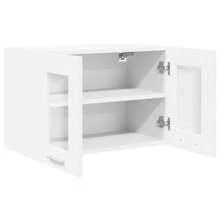 vidaXL Armoire suspendue 2 pcs Blanc 60 x 31 x 40 cm Bois d'ingénierie - Blanc - Voir 6