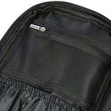 Bolsa para Brochas de Maquillaje, Organizador de Artículos de Tocador, Estuche de Almacenamiento de Cosméticos para Viajes, 2 Colores, Bolso Portátil con Cremallera (Negro) - como en la foto - Ver 6