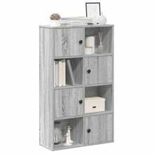 Bibliothèque VidaXL Sonoma Gris 60x24x101,5 cm, fabrication en bois. - Gris - Voir 1