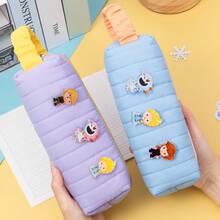 Disney 迪士尼冰雪奇缘系列大容量可爱高品质铅笔盒，拉链帆布文具便携笔袋 - 單件 - 查看 3