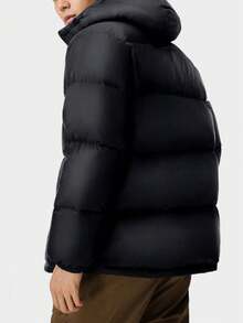 CAMEL CROWN 男士户外羽绒服，加厚防风防水保暖连帽高蓬松度羽绒服，适合秋冬季穿着