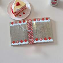 Sổ tay Ins Style Cream Strawberry M5, bìa cứng PVC, thích hợp để tự làm sổ kế hoạch, đựng được thẻ mini 3 inch. - Nhiều màu - Xem 10
