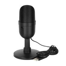 USB Microphone For PC, USB Microphone,Computer Gaming Mic, Noise Cancel, Condenser Mic For Anchor Meeting, Network Teaching, Gaming, Streaming, Podcasting - Plug-And-Play, USB-C Connector - USB - Xem 12
