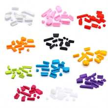 16 pezzi Tappi antipolvere universali, adatti per laptop, notebook, protezione porta USB del computer - nero - Visualizzare 6